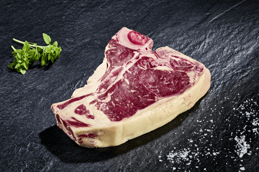 US Prime Creekstone Farms T - Bone Steak - fleisch.mom
